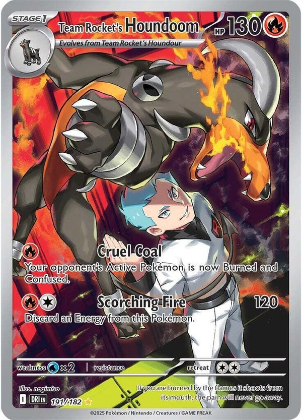 Team Rocket's Houndoom - 191/182 (DRI 191/182) - Pokémon