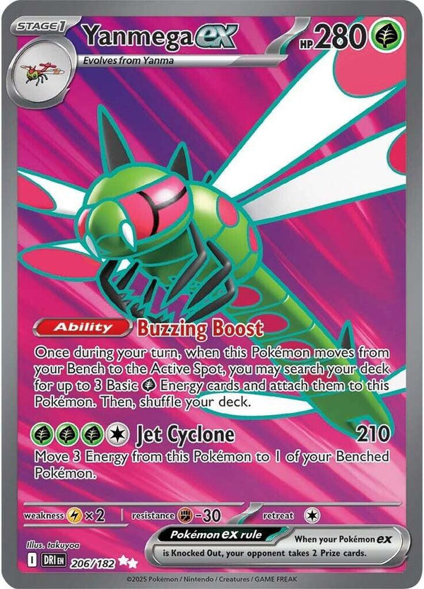 Yanmega ex - 206/182 - Pokémon