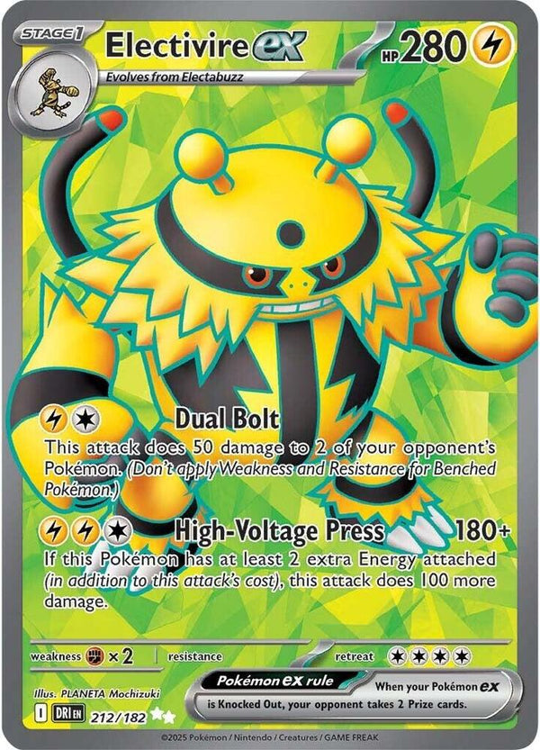 Electivire ex - 212/182 - Pokémon
