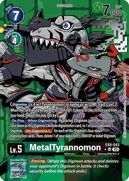 MetalTyrannomon (Alternate Art)
