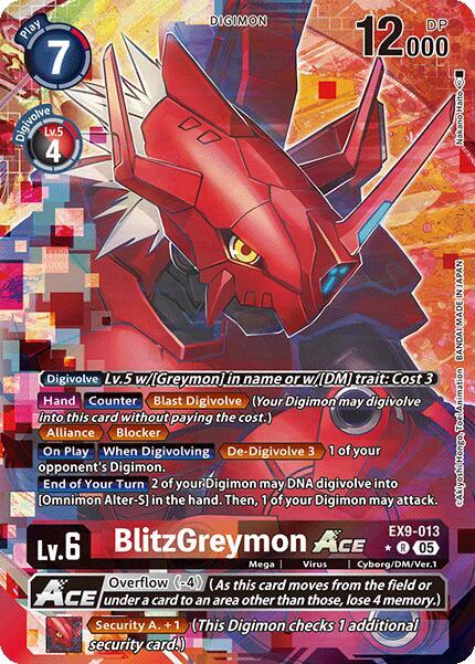 BlitzGreymon ACE (Alternate Art) - Digimon Card Game