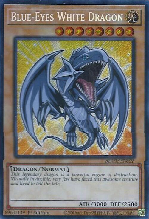 Blue-Eyes White Dragon (BLMM-EN001) [Secret Rare] - Yu-Gi-Oh!