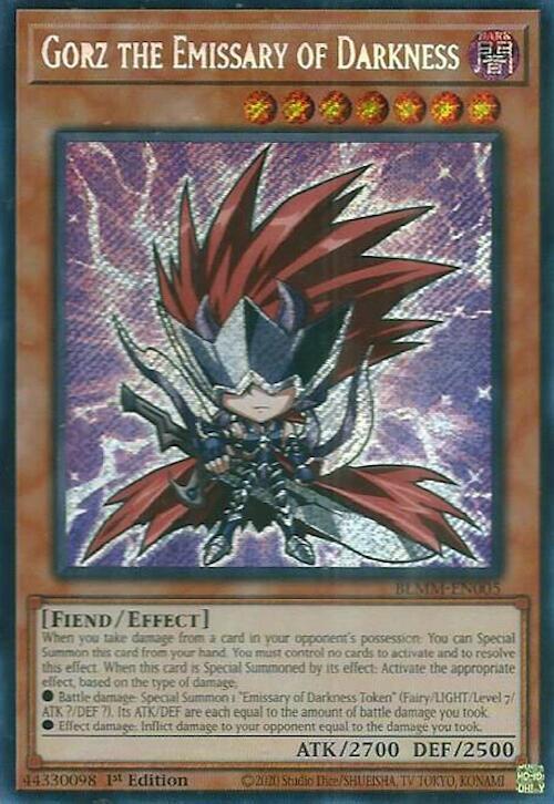Gorz the Emissary of Darkness (BLMM-EN005) [Secret Rare] - Yu-Gi-Oh!