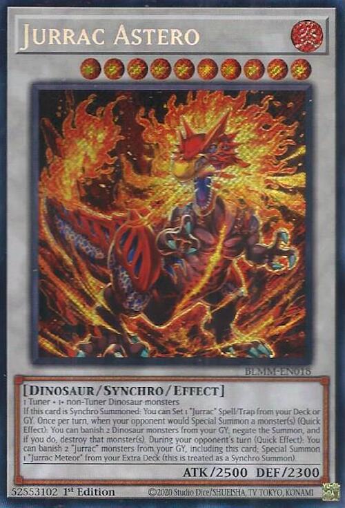 Jurrac Astero (BLMM-EN018) [Secret Rare] - Yu-Gi-Oh!