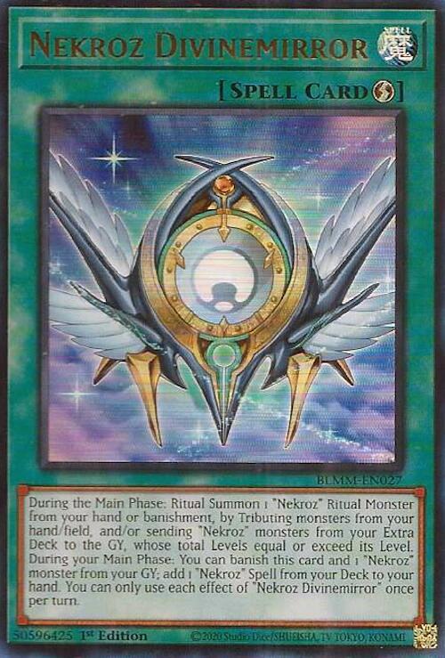 Nekroz Divinemirror (BLMM-EN027) [Ultra Rare] - Yu-Gi-Oh!