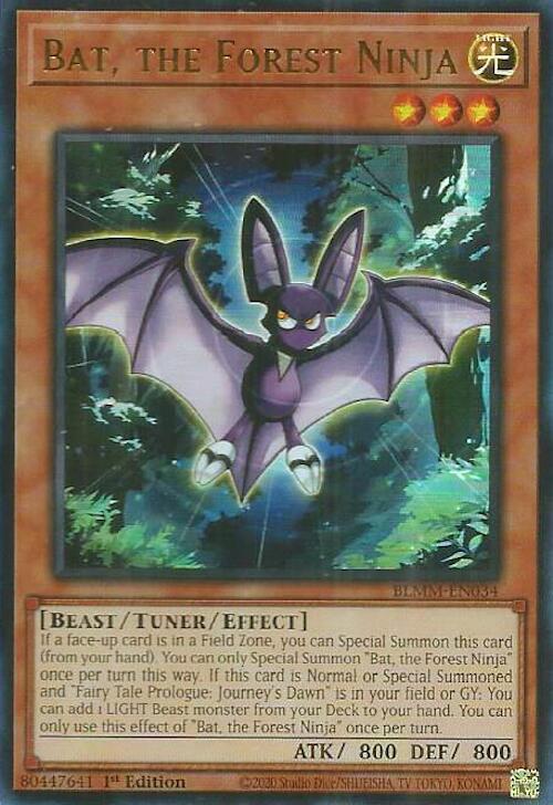 Bat, the Forest Ninja (BLMM-EN034) [Ultra Rare] - Yu-Gi-Oh!