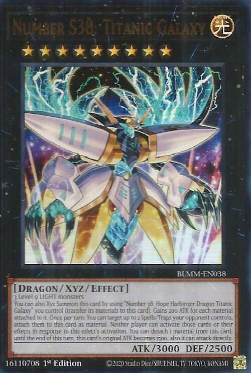 Number S38: Titanic Galaxy (BLMM-EN038) [Ultra Rare] - Yu-Gi-Oh!
