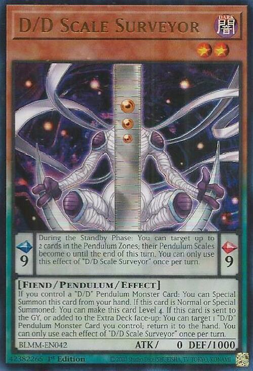 D/D Scale Surveyor (BLMM-EN042) [Ultra Rare] - Yu-Gi-Oh!