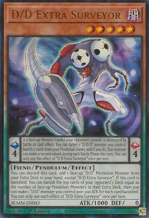 D/D Extra Surveyor (BLMM-EN043) [Ultra Rare] - Yu-Gi-Oh!