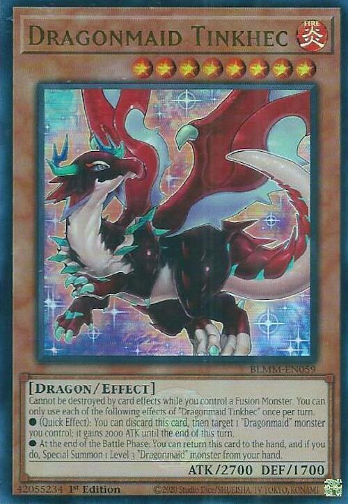 Dragonmaid Tinkhec (BLMM-EN059) [Ultra Rare] - Yu-Gi-Oh!
