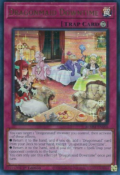 Dragonmaid Downtime (BLMM-EN068) [Ultra Rare] - Yu-Gi-Oh!