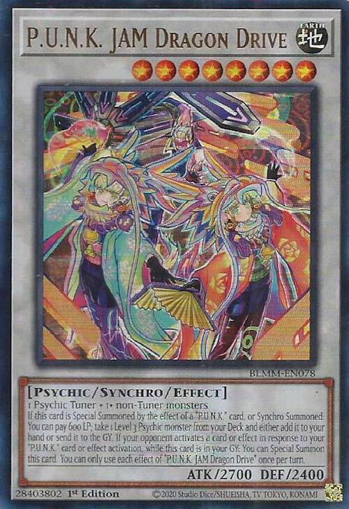 P.U.N.K. JAM Dragon Drive (BLMM-EN078) [Ultra Rare] - Yu-Gi-Oh!