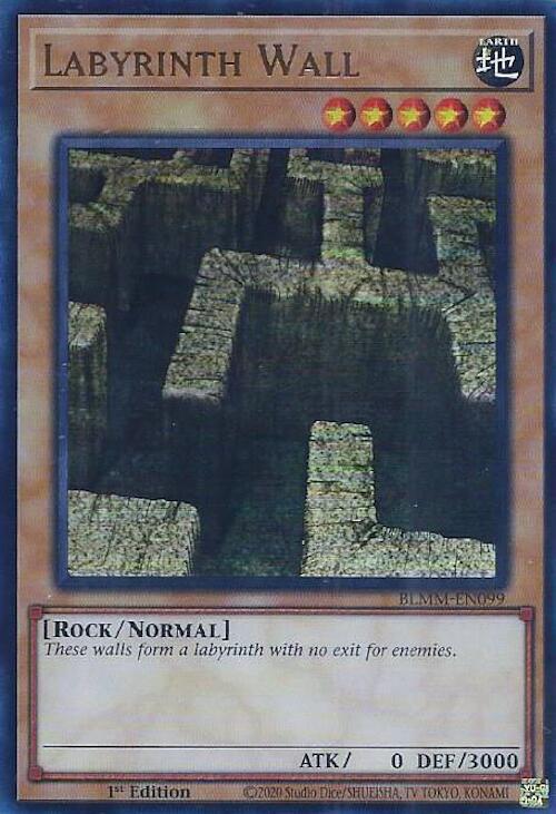 Labyrinth Wall (BLMM-EN099) [Ultra Rare] - Yu-Gi-Oh!