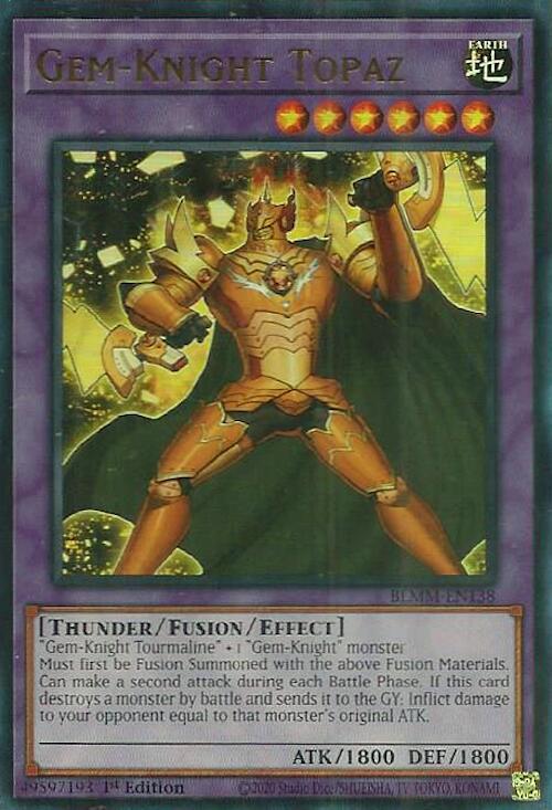 Gem-Knight Topaz (BLMM-EN138) [Ultra Rare] - Yu-Gi-Oh!