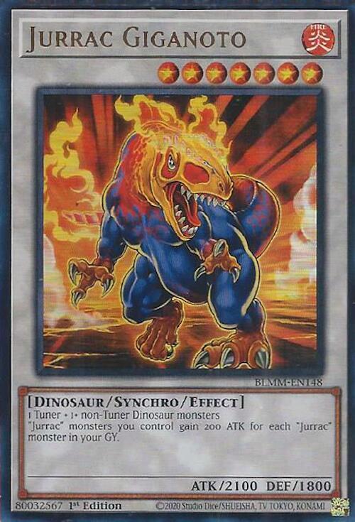 Jurrac Giganoto (BLMM-EN148) [Ultra Rare] - Yu-Gi-Oh!