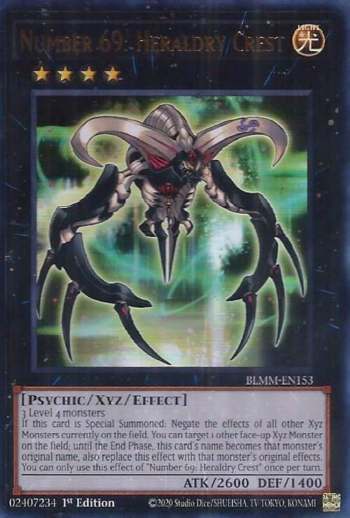 Number 69: Heraldry Crest (BLMM-EN153) [Ultra Rare] - Yu-Gi-Oh!
