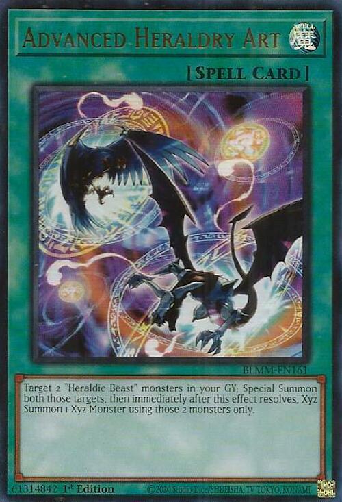 Advanced Heraldry Art (BLMM-EN161) [Ultra Rare] - Yu-Gi-Oh!