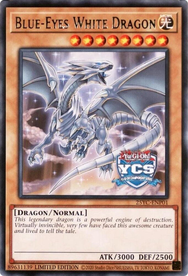 Blue-Eyes White Dragon (25YC-ENP01) [Rare] - Yu-Gi-Oh!