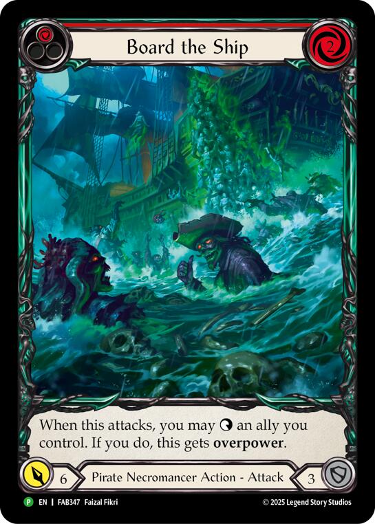 Board the Ship [FAB347] (Promo)  Rainbow Foil - Flesh And Blood