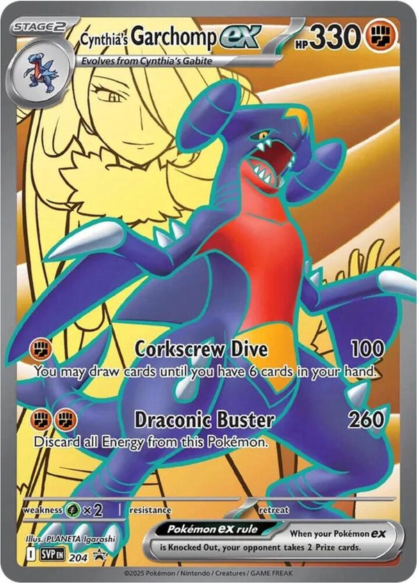 Cynthia's Garchomp ex - Pokémon