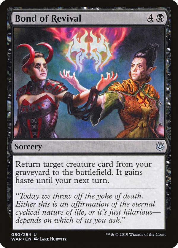 Bond of Revival [War of the Spark] - Magic: The Gathering