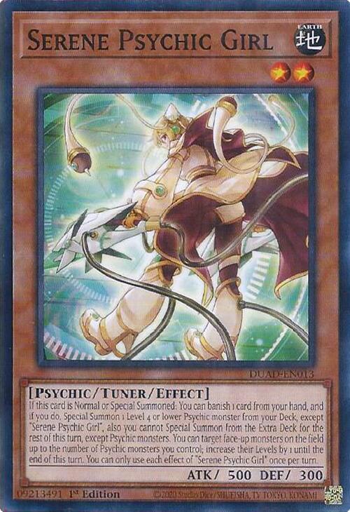 Serene Psychic Girl (DUAD-EN013) [Common] - Yu-Gi-Oh!