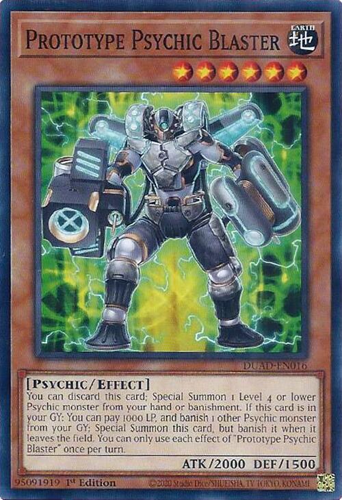 Prototype Psychic Blaster (DUAD-EN016) [Common] - Yu-Gi-Oh!