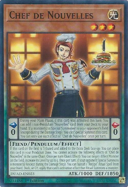 Chef de Nouvelles (DUAD-EN023) [Common] - Yu-Gi-Oh!