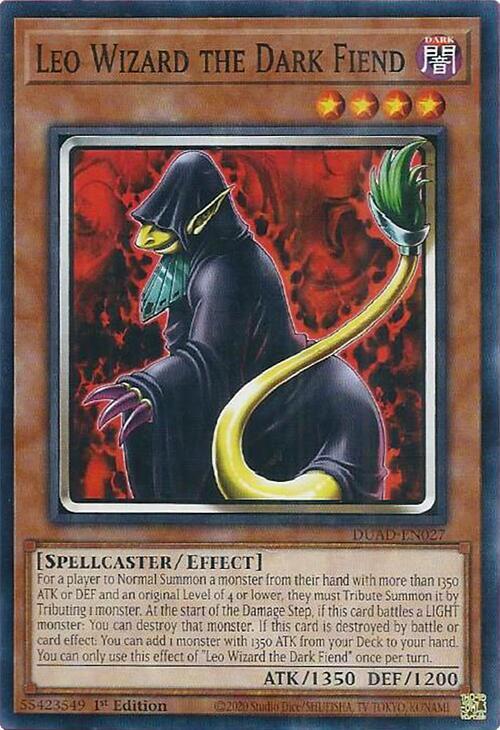 Leo Wizard the Dark Fiend