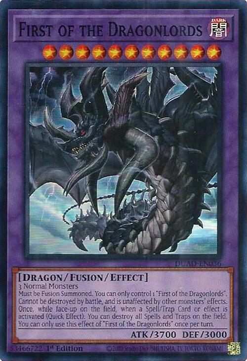 First of the Dragonlords (DUAD-EN036) [Super Rare] - Yu-Gi-Oh!