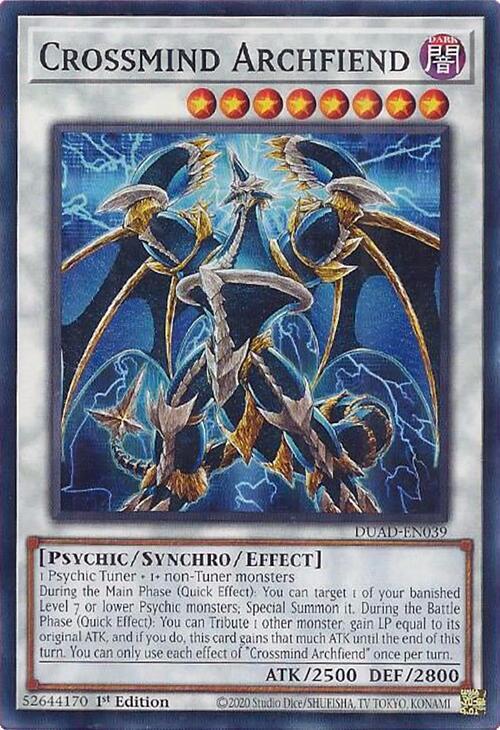 Crossmind Archfiend (DUAD-EN039) [Common] - Yu-Gi-Oh!