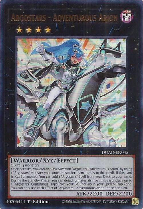 Argostars - Adventurous Arion (DUAD-EN045) [Ultra Rare] - Yu-Gi-Oh!