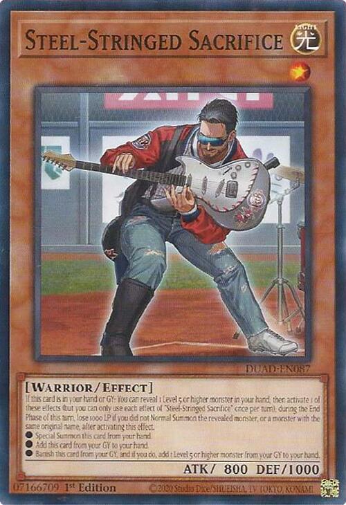 Steel-Stringed Sacrifice (DUAD-EN087) [Common] - Yu-Gi-Oh!