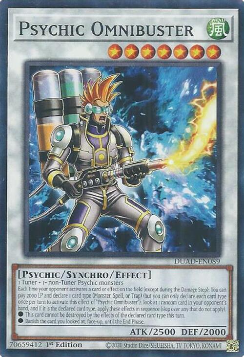 Psychic Omnibuster [DUAD-EN089] Common
