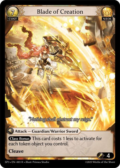 Blade of Creation - Grand Archive TCG