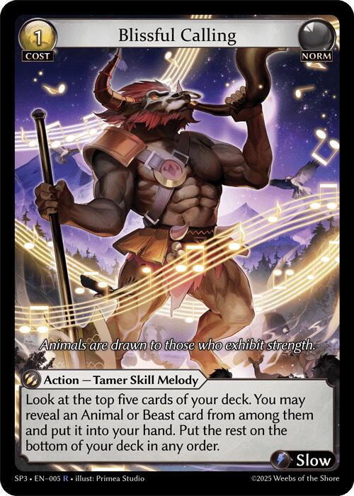 Blissful Calling - Grand Archive TCG