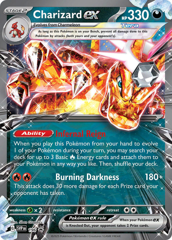 Charizard ex -196 - Pokémon