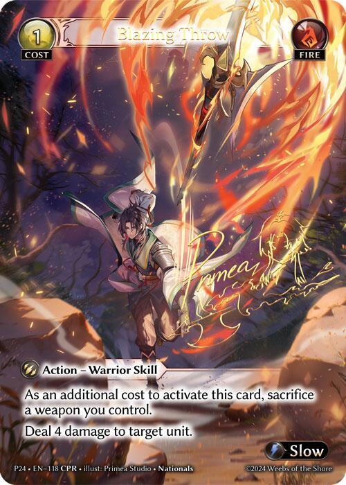 Blazing Throw (CPR)