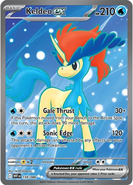 Keldeo ex (159/086) [Scarlet & Violet: White Flare] - Pokémon