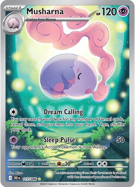 Musharna (117/086) [Scarlet & Violet: Black Bolt] - Pokémon