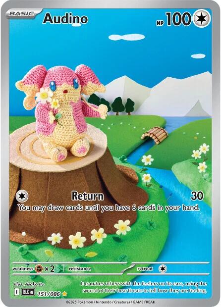 Audino (151/086) [Scarlet & Violet: Black Bolt] - Pokémon