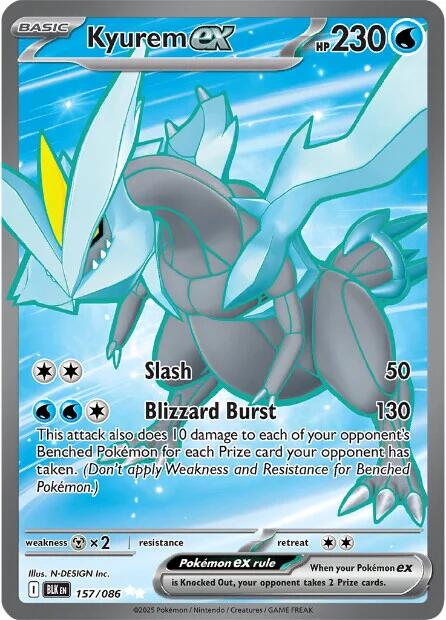 Kyurem ex (157/086) [Scarlet & Violet: Black Bolt] - Pokémon