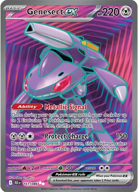 Genesect ex (161/086) [Scarlet & Violet: Black Bolt] - Pokémon