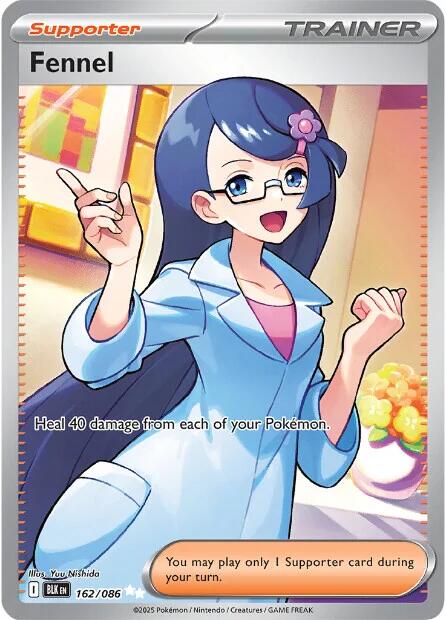 Fennel (162/086) [Scarlet & Violet: Black Bolt] - Pokémon