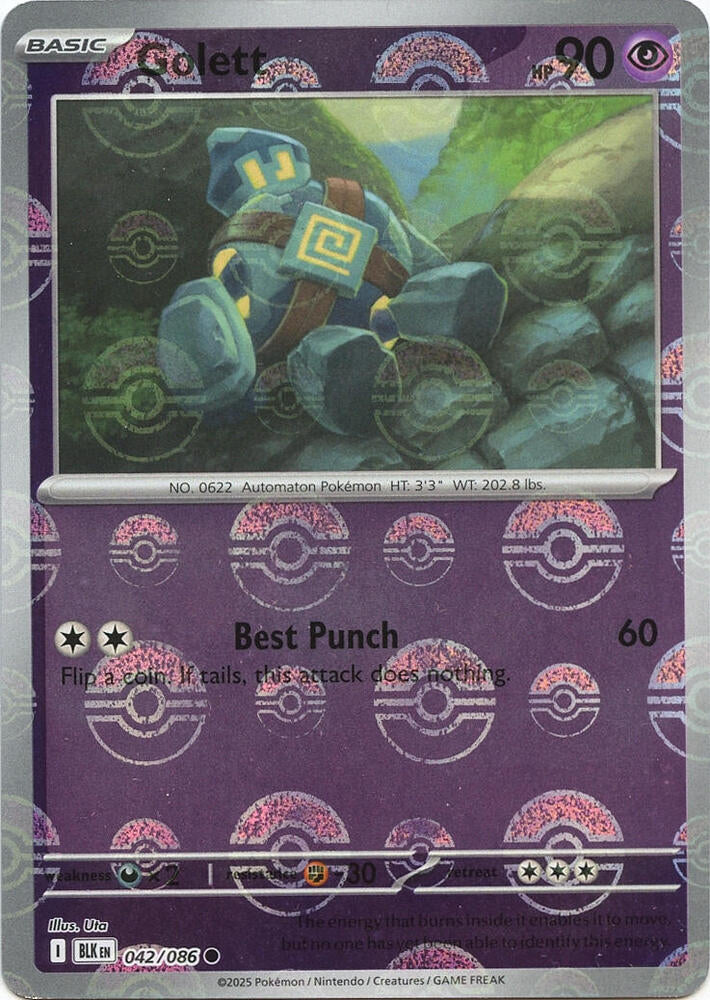 Golett (Poke Ball Pattern)
