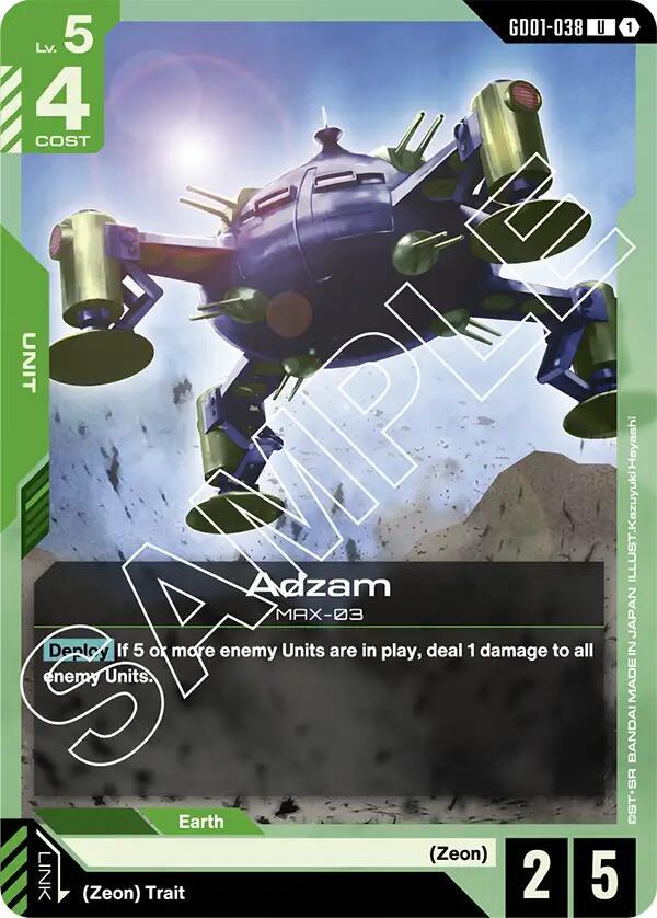 Adzam - Gundam Card Game