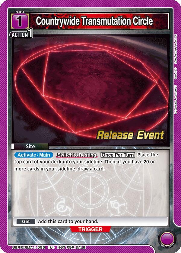 Countrywide Transmutation Circle