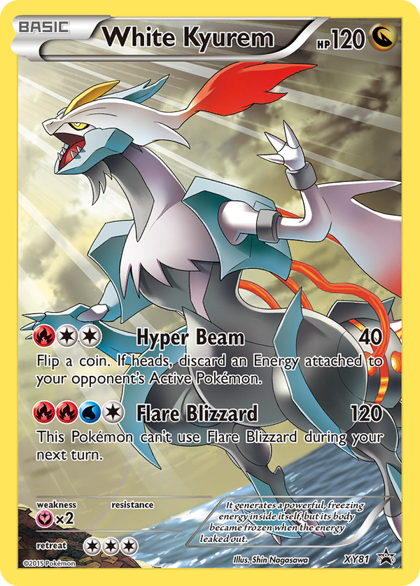 White Kyurem (XY81) (Full Art Promo) [XY: Black Star Promos] - Pokémon