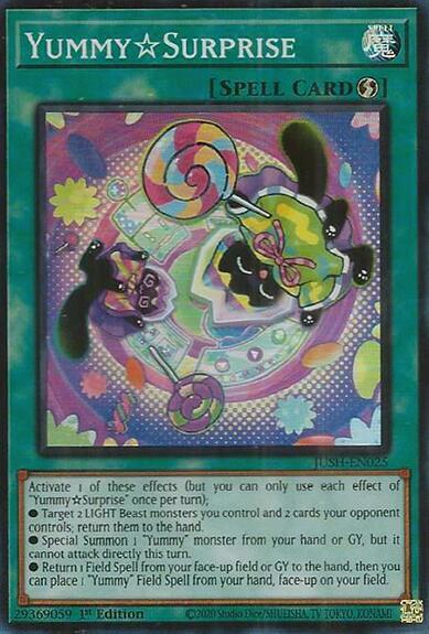 YummySurprise (JUSH-EN025) [Super Rare] - Yu-Gi-Oh!