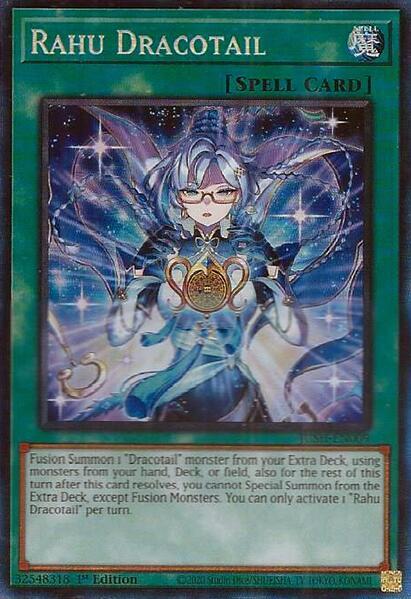 Rahu Dracotail (CR) (JUSH-EN009) [Collector's Rare] - Yu-Gi-Oh!